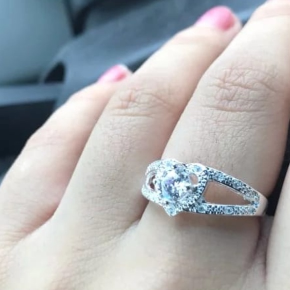 Bridal silver ring jewelry fashion charm woman - Picture 3 of 4